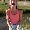 Vivien losing her mind about the puffer fish